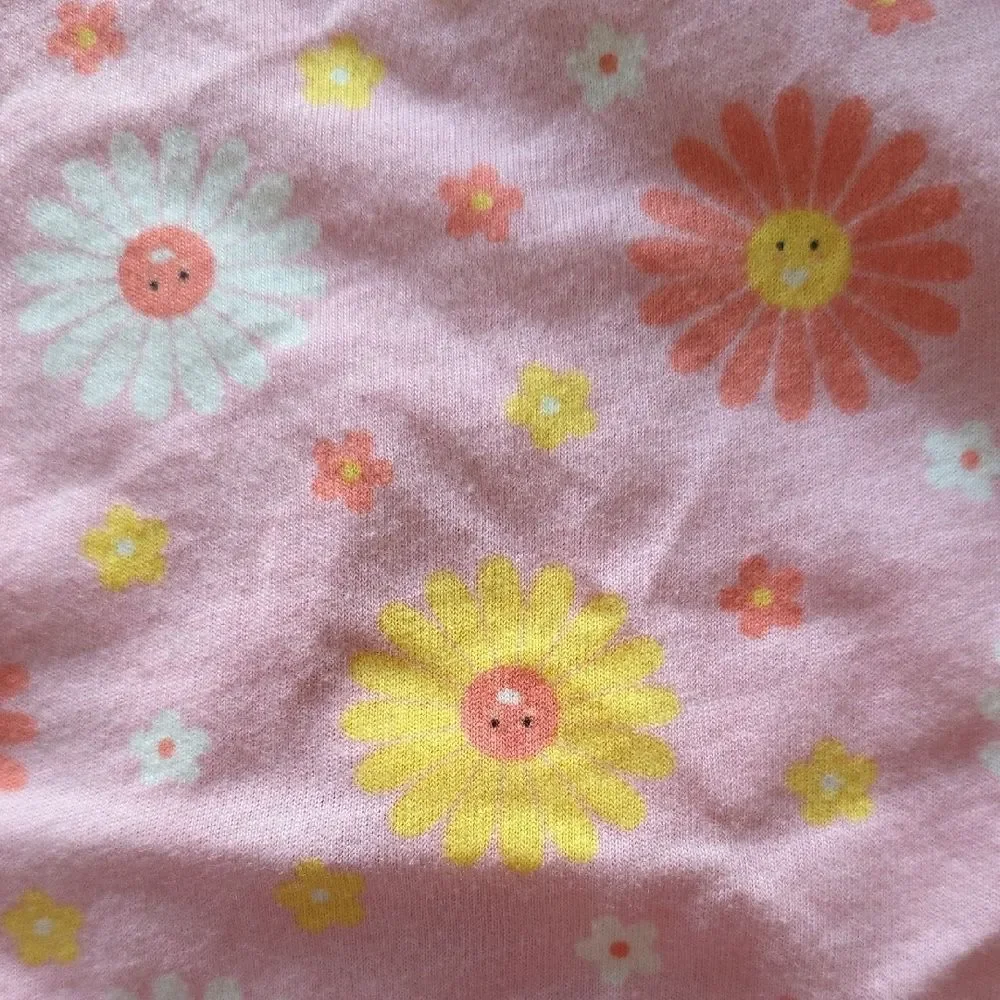 The Children's Place Pink and Yellow Floral Skort